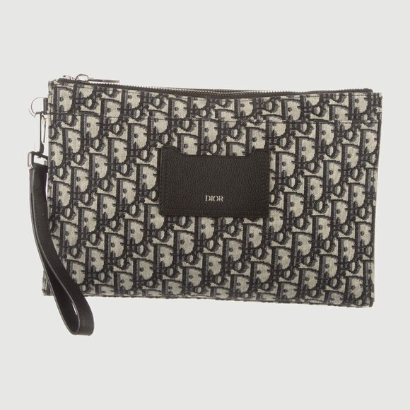 CHRISTIAN DIOR 2019 Oblique Pouch Clutch - Picture 5 of 15